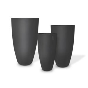 Black Tall Cylinder Large