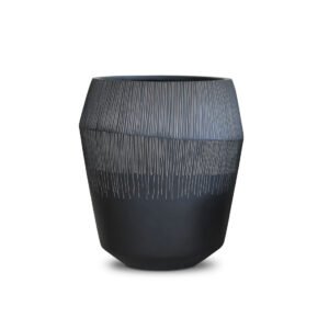 Black Wide Planter