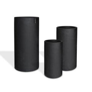 Black Pot Circle Large